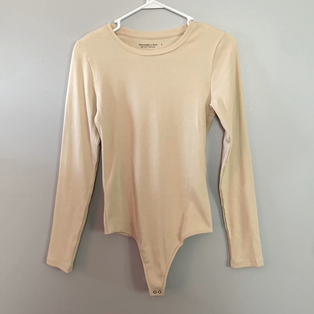 Abercrombie&Fitch Bodysuit, Size S, Color Cream